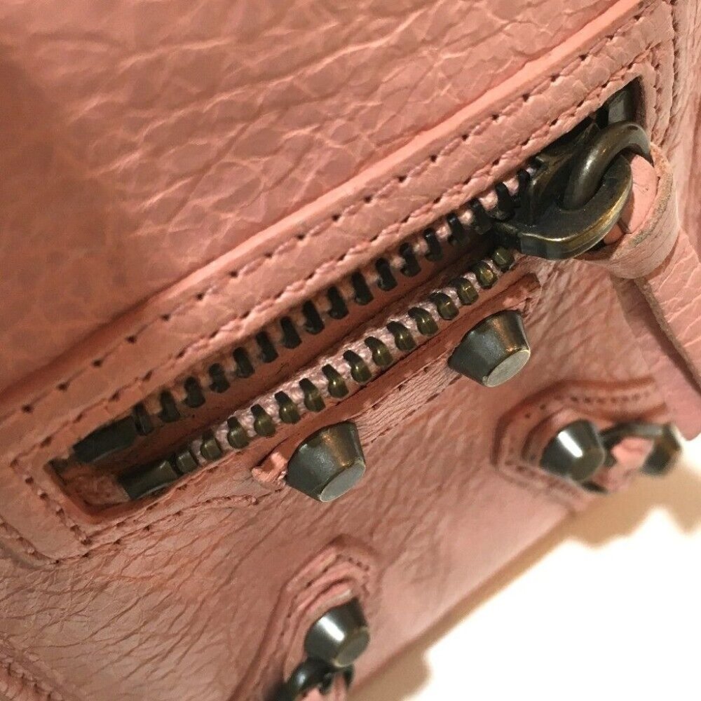 BALENCIAGA Smartphone case Pink Beige Leather 240584 - Picture 5 of 6